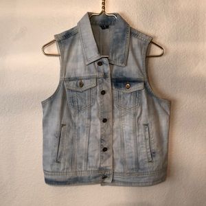 Jean jacket vest